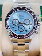 Rolex Daytona 116520 Cosmographe Personnalisé Céramique Cadran Bleu Arabique 40m