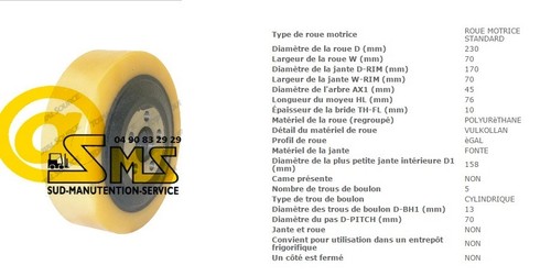 Roue motrice swe 140 - motrice,