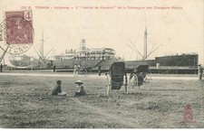 ASIE  VIET NAM  TONKIN HAIPHONG  Paquebot  "Amiral de Kersaint " de la Compagn