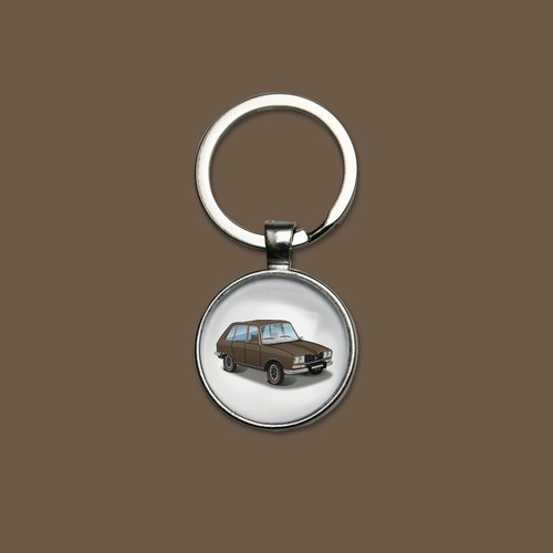 Porte clés r16 beige - r16,