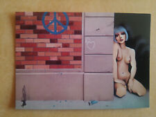 SEXY NUDE WOMAN ANARCHY SYMBOL