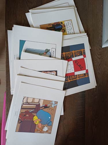 Lot planches dessin strip - 30,