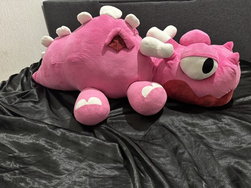 Peluche dragoune rose - peluche,