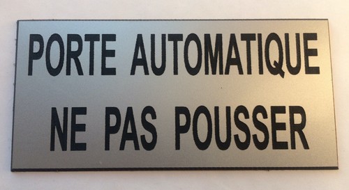 Plaque gravée porte - plaque,