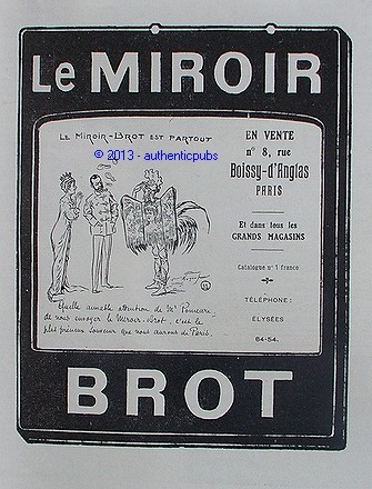 Publicite miroir brot cadeau - publicite,
