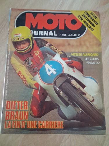 Moto journal 286 1976 - journal, ktm