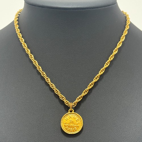 Collier pièce vintage chanel - collier,