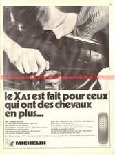 Publicité : MICHELIN pneu Xas 1971