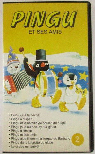 Cassette vhs pingu ses - vhs,