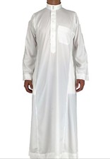 Men Yemeni Omani Qatari Dishdasha Jubbah Arab Thobe Islamic Clothing, keffiyeh~