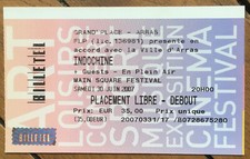 INDOCHINE  Ticket concert