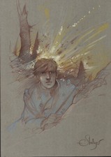 LA CROIX DE CAZENAC T. 2 L' ANGE ENDORMI AVEC UNE DEDICACE DE STALNER EO TBE