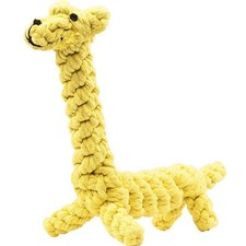 Pet Corde Toy Dog Toys Puppy Cotton Training mord girafe (jaune)