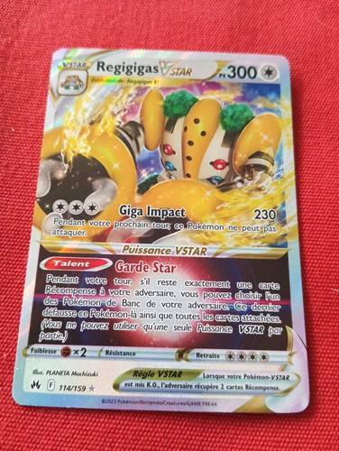 Regigigas vstar 114 - 114/159, pv300