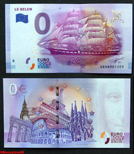 Billet touristique zero €uro, Le BELEM , 120 ans ,2016, neuf