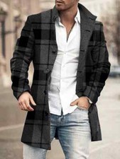 Manteau Long Homme Mode Chic