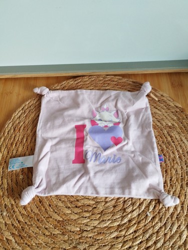 Doudou plat tissu mauve - , rose