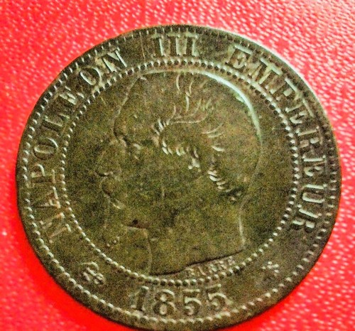 Centimes napoléon iii tête - 5,