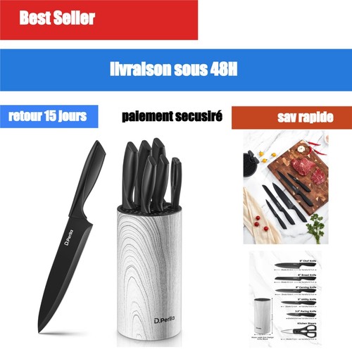 Set couteaux cuisine - 7, de