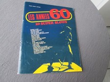 Livre de Partitions Piano- chant - Guitare . les années 60