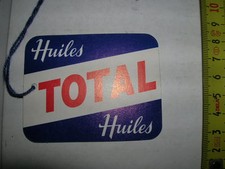 AUTOMOBILIA LOT 5 ETIQUETTES VIDANGE TOTAL NEUF ORIGINE D'EPOQUE AUTO ANCIENNE