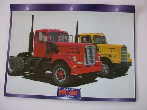 Carte fiche camion tracteur - fiche,