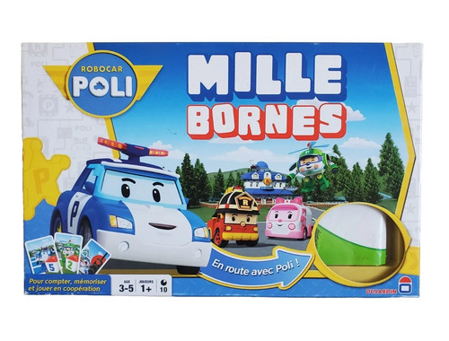 Mille bornes robocar poli jeu - bornes,