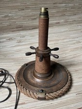 Lampe bois et corde esprit