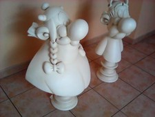 Astérix St Emett : Bustes Astérix et Obélix Uderzo