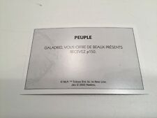 CARTE PEUPLE GALADRIEL VOUS