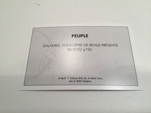 Carte peuple galadriel vous - carte,