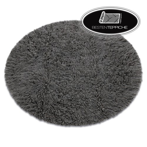 Tapis rond flokati - tapis, haut-pile