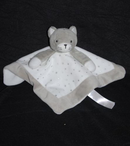Doudou mouchoir plat - mouchoir, chat