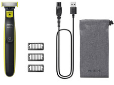PHILIPS One Blade Electrique QP2724/14 Tailler, styliser, Rasoir 3 sabots barbe