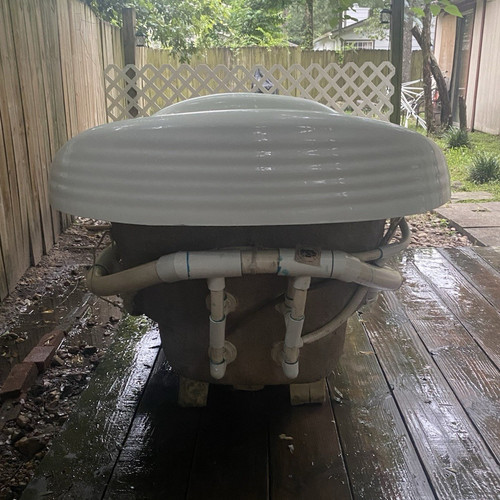 Jacuzzi white whirlpool bath - jacuzzi,
