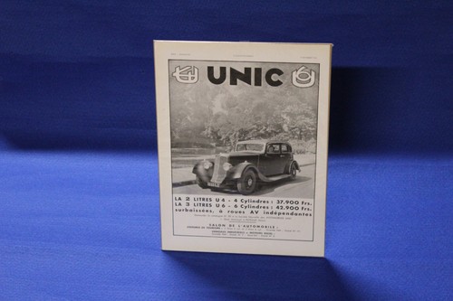 Unic 1934 affiche - unic,