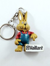 PORTE-CLES - CHAUDIÈRES VAILLANT - Mascotte LAPIN Figurine Vintage Années 80 -
