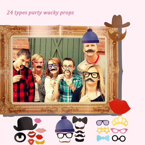 24pcs photo booth grand cadre - 24pcs,