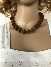 Collier de Perles et rondelles en bois Bijou Fantaisie B001