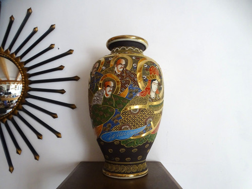 Vase satsuma japon - japon, faience