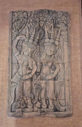 Bas relief terre - relief, cuite,