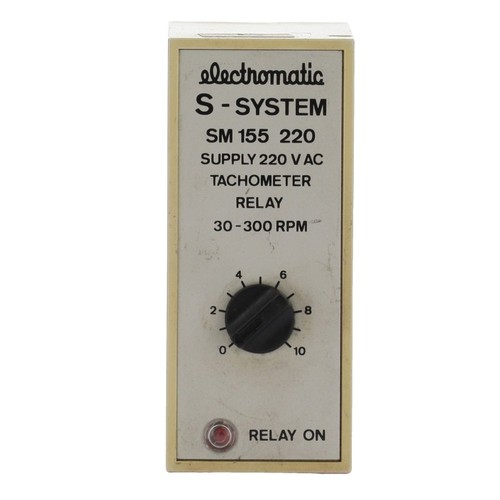 Electromatic tachometer relay - electromatic,