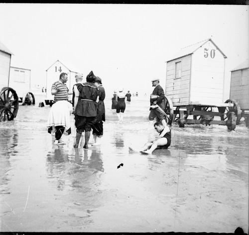 Ostende 1911 négatif verre - ostende,