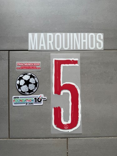 Flocage marquinhos psg - flocage,