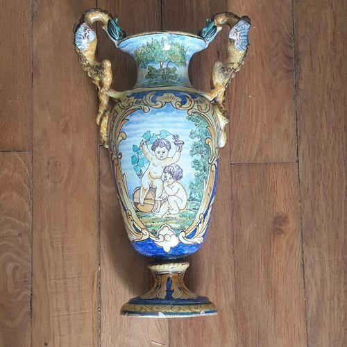 Ancien vase balustre nevers - ancien,