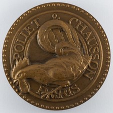 Médaille Poliet & Chausson - Matériaux de construction - Signée par M. Delannoy