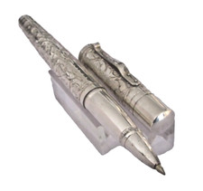 STYLO BILLE YARD O LED VICEROY VERSION OVERSIDE ARGENT 925 DECOR VICTORIEN P467