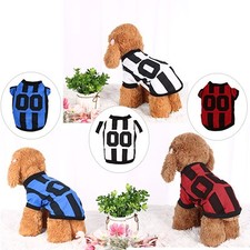 Chien T Chemises Piqué Costume Chat Animal Domestique Sweat Tops Vêtements Gilet