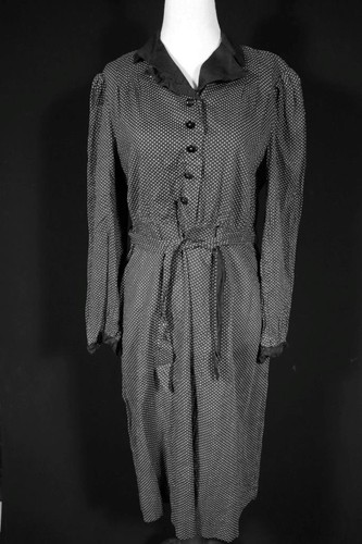 Robe coton noir - en,