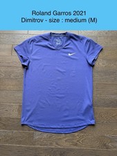 Roland Garros 2021 - Polo De Tennis Nike - Taille M - Très Bon État 